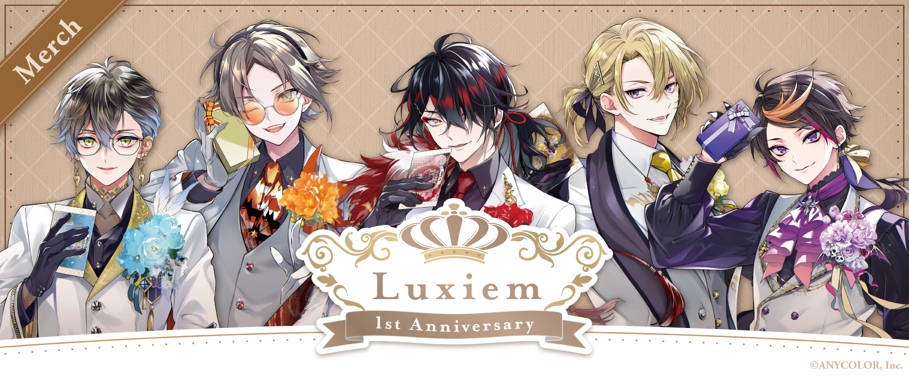 NIJISANJI EN announces Luxiem 1st Anniversary Goods | ANYCOLOR Inc.